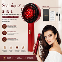 Scalpique® 3 in 1 Elecrtic Massage Comb