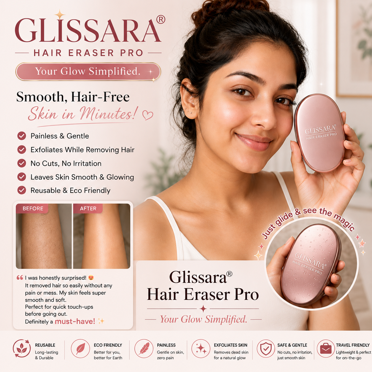 Glissara® Hair Eraser Pro