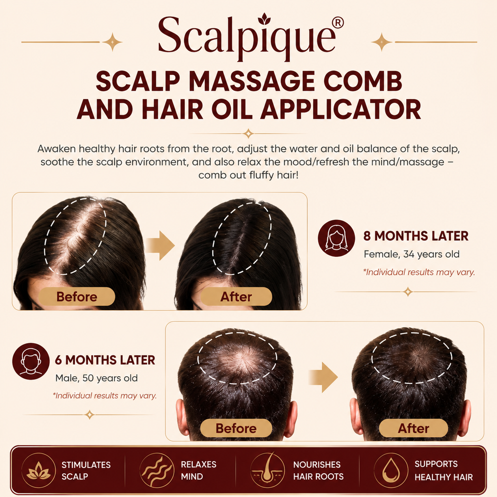 Scalpique® 3 in 1 Elecrtic Massage Comb